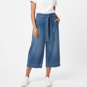 Pilcro and the Letterpress Denim Culottes Women's Wide-leg Cropped Size 4